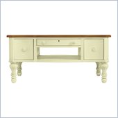 Stanley Furniture Coastal Living Cottage Storage Cocktail with Boardwalk Top in Sea Grass