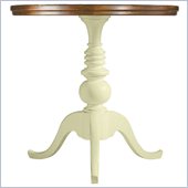 Stanley Furniture Coastal Living Cottage Beachcomber Pedestal Table with Boardwalk Top in Sea Grass
