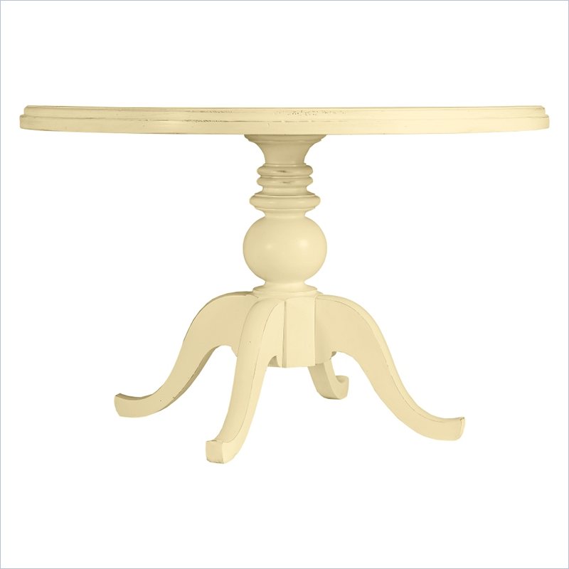 Stanley Furniture Coastal Living Cottage 48 Round Pedestal Table in Lemon Twist