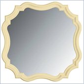 Stanley Furniture Coastal Living Cottage Piecrust Mirror in Lemon Twist