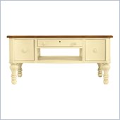Stanley Furniture Coastal Living Cottage Storage Cocktail with Boardwalk Top in Lemon Twist