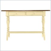 Stanley Furniture Coastal Living Cottage Console Table with Boardwalk Top in Lemon Twist