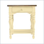 Stanley Furniture Coastal Living Cottage Lamp Table in Lemon Twist