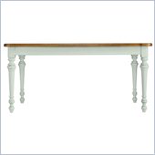 Stanley Furniture Coastal Living Cottage Rectangular Leg Table with Boardwalk Top in Morning Sky