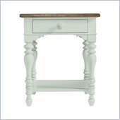 Stanley Furniture Coastal Living Cottage Lamp Table in Morning Sky