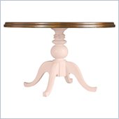 Stanley Furniture Coastal Living Cottage 48 Round Pedestal Table with Boardwalk Top in Conch