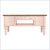 Stanley Furniture Coastal Living Cottage Storage Cocktail with Boardwalk Top in Conch