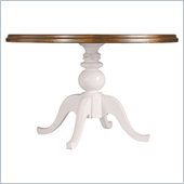 Stanley Furniture Coastal Living Cottage 48 Round Pedestal Table with Boardwalk Top in Twilight