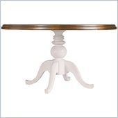 Stanley Furniture Coastal Living Cottage 54 Round Pedestal Table with Boardwalk Top in Twilight