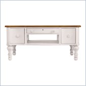 Stanley Furniture Coastal Living Cottage Storage Cocktail with Boardwalk Top in Twilight