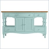 Stanley Furniture Coastal Living Cottage Buffet with Boardwalk Top in Sea Mist