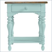 Stanley Furniture Coastal Living Cottage Lamp Table in Sea Mist