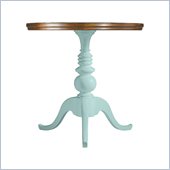 Stanley Furniture Coastal Living Cottage Beachcomber Pedestal Table with Boardwalk Top in Sea Mist