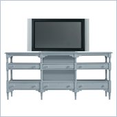 Stanley Furniture Coastal Living Cottage Reunion TV Console in High Tide