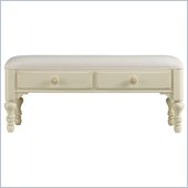 Stanley Furniture Coastal Living Cottage Bed End Bench in Shell