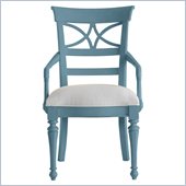 Stanley Furniture Coastal Living Cottage Sea Watch Arm Chair in Wave