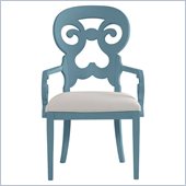 Stanley Furniture Coastal Living Cottage Wayfarer Arm Chair in Wave