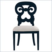 Stanley Furniture Coastal Living Cottage Wayfarer Side Chair in Navy
