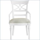 Stanley Furniture Coastal Living Cottage Sea Watch Arm Chair with in Sand Dollar