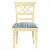 Stanley Furniture Coastal Living Cottage Sea Watch Side Chair in Lemon Twist