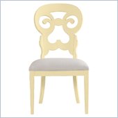 Stanley Furniture Coastal Living Cottage Wayfarer Side Chair in Lemon Twist