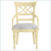 Stanley Furniture Coastal Living Cottage Sea Watch Arm Chair in Lemon Twist