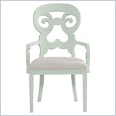 Stanley Furniture Coastal Living Cottage Wayfarer Arm Chair in Morning Sky