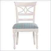 Stanley Furniture Coastal Living Cottage Sea Watch Side Chair in Twilight