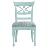 Stanley Furniture Coastal Living Cottage Sea Watch Side Chair in Sea Mist