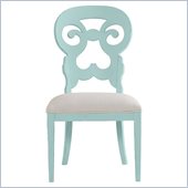 Stanley Furniture Coastal Living Cottage Wayfarer Side Chair in Sea Mist