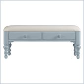 Stanley Furniture Coastal Living Cottage Bed End Bench in High Tide
