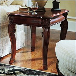 Stanley Furniture Corinthia Birch Rectangular End Table in Sheer Fruitwood Finish