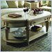 Stanley Furniture Serafina Birch Rectangular Cocktail Table in Frosted Almond