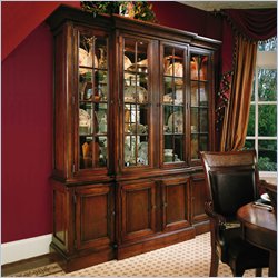 Stanley Furniture Villa Antica China Cabinet in Distressed Finish
