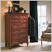 Stanley Furniture Villa Antica Maple Vertical Chest in Distressed Finish