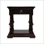 Stanley Furniture Toluca Lake Maple Rectangular End Table in Dark Espresso
