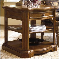 Stanley Furniture Tre Venti Oak End Table in Caramel