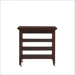 Stanley Furniture Lincoln Park Cherry Vogue Side Table in Dark Java