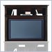 Stanley Furniture Lincoln Park Maple Plasma/LCD TV Bookcase in Dark Java