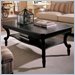 Stanley Furniture Portofino Basque Black Rectangular Coffee Table