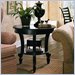 Stanley Furniture Portofino Basque Black Round End Table