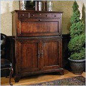 Stanley Furniture Wainwright Birch Bar Cabinet in Aged Patina