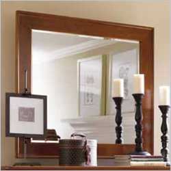 Stanley Furniture Louis Louis Cherry Landscape Mirror in Grand Marnier Finish