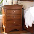 ADD TO YOUR SET: Stanley Furniture Louis Louis Cherry Night Stand in Grande Marnier Finish