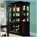 Stanley Furniture Beau Nouveau Walnut Breakfront China Cabinet in Espresso