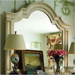 Stanley Furniture Serafina Grande Palazzo Ash Mirror in Frosted Almond