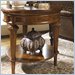 Stanley Furniture Tre Venti Oak Round End Table in Caramel