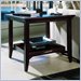 Stanley Furniture American Modern Birch Square Lamp Table in Merlot