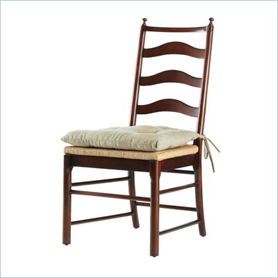 Stanley Furniture American Perspective All American Fabric Side Chair in Cherry Finish (Set of 2)