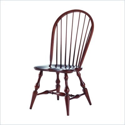 Stanley Furniture American Perspective All American Windsor Wood Side Chair in Cherry Finish (Set of 2)
